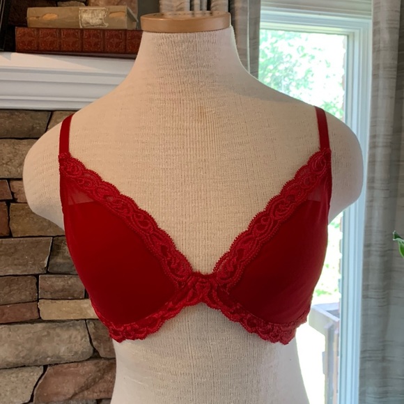 Natori Other - 𝅺Natori 36C red lace bra. EUC